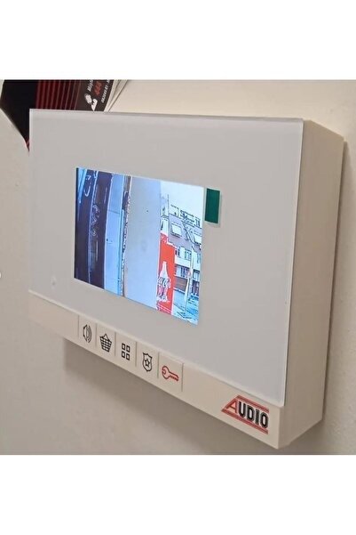 4,3″ BEYAZ DİAFON MEGA
