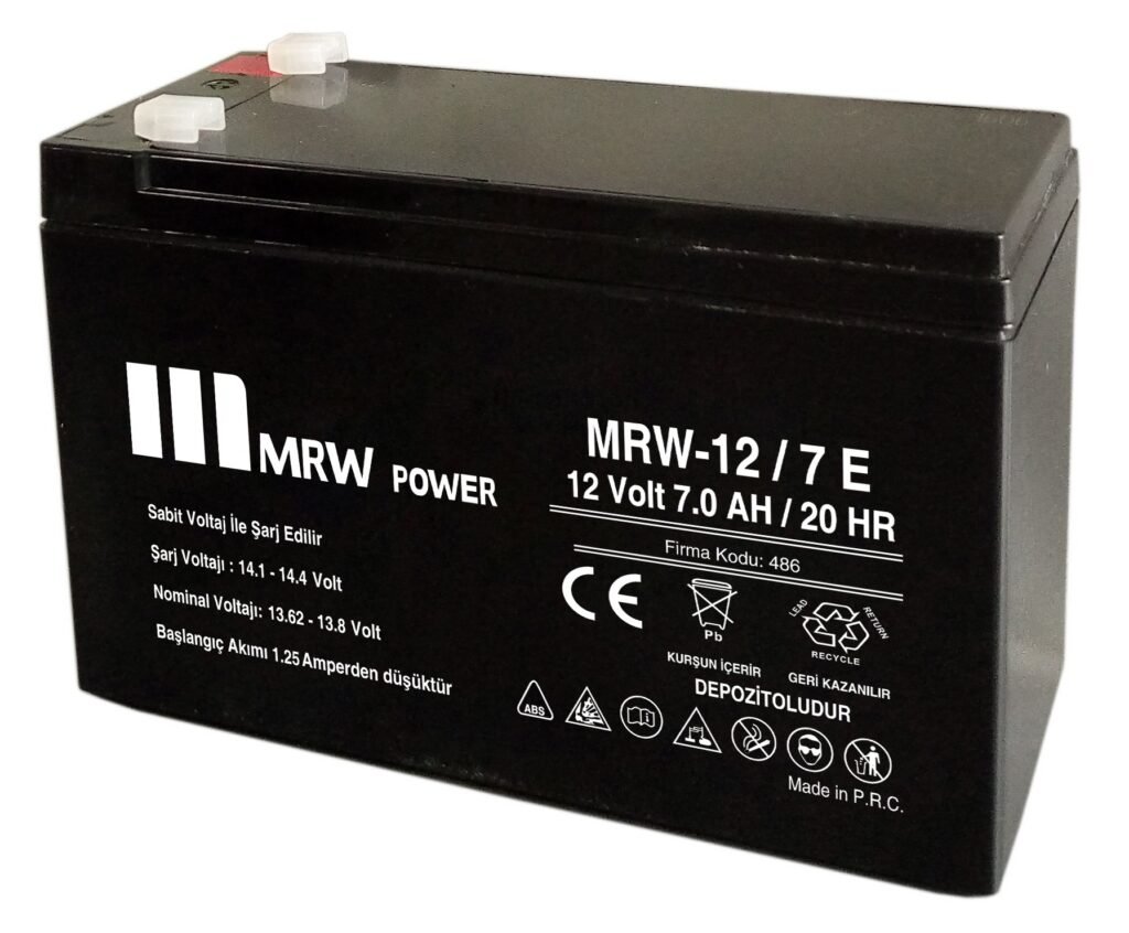 AKÜ 12V/7 Ah DC