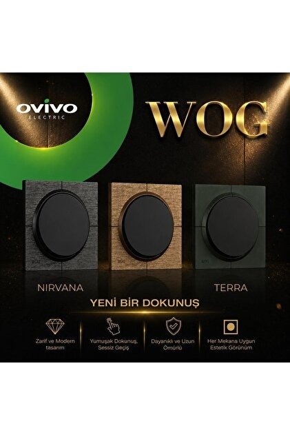 BEŞLİ ÇERÇEVE WOGG NİRVANA SİYAH