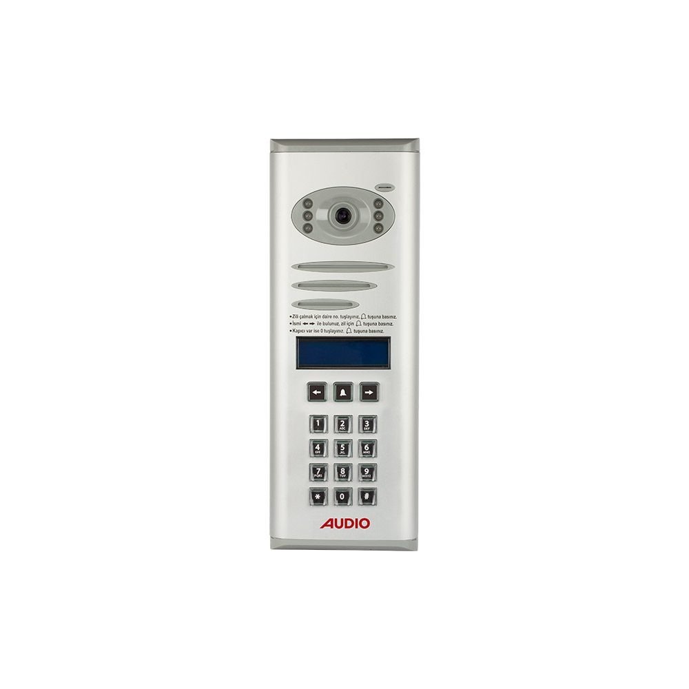 BUS PLUS KONSEPT SLİM 5,6″ RENKLİ TUŞ TAKIMLI DİAFON (Ü.K)