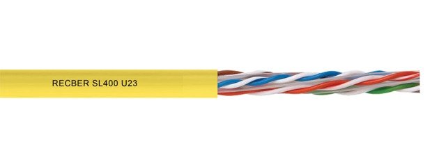 CAT 6 U/UTP 4*2*23 AVG H.F SL400 MAVİ