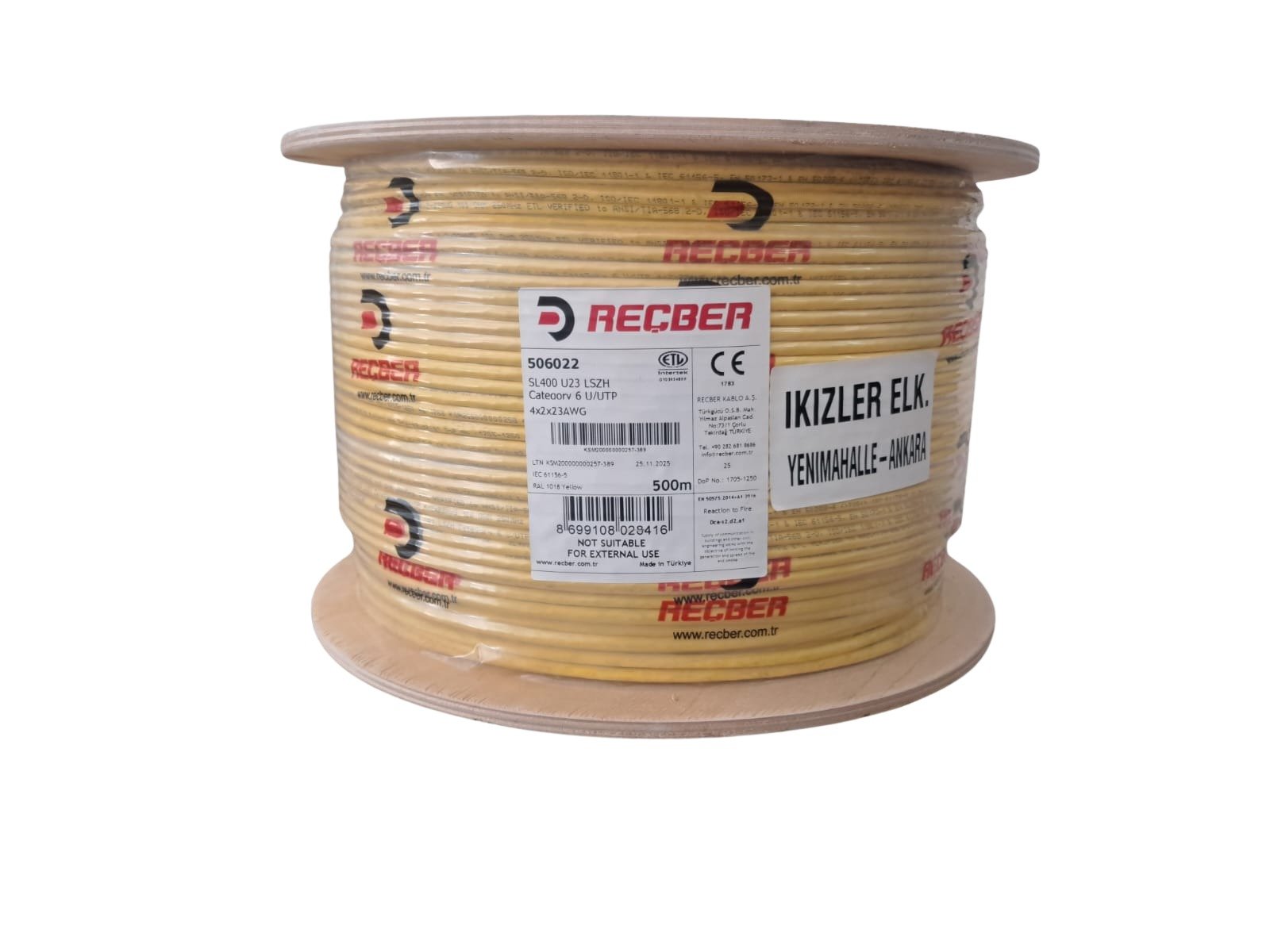 CAT 6 U/UTP 4*2*23 AVG H.F SL400 SARI