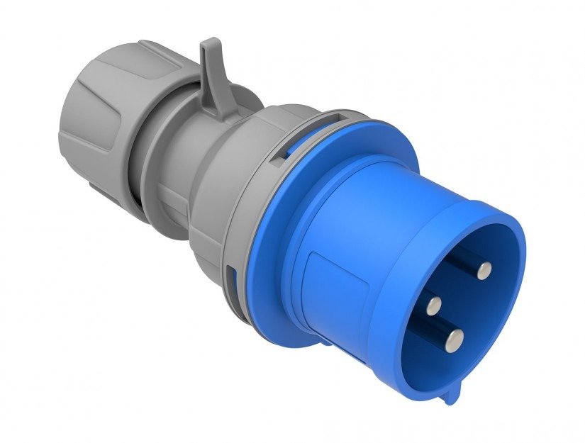 DÜZ FİŞ 3*32 A IP44