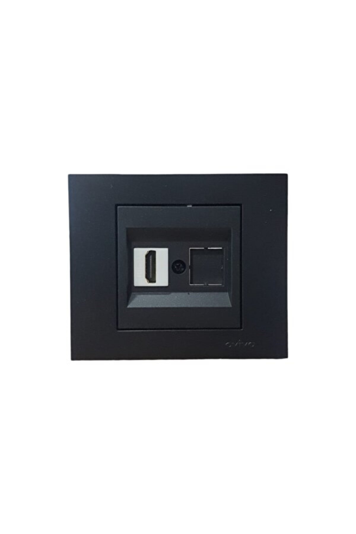 HDMI PRİZİ GRANO METALİK SİYAH
