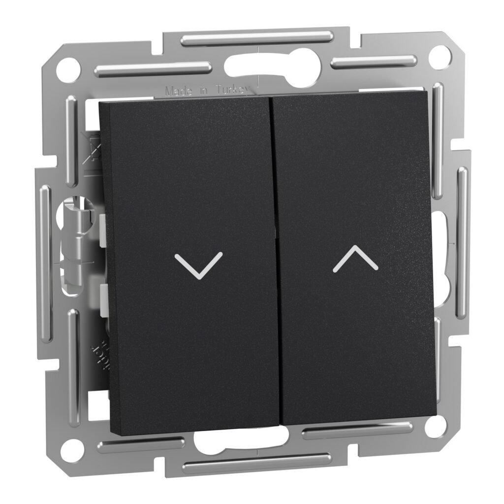 JALUZİ LİHT KUMANDA ANAHTARI ASFORA ANTRASİT