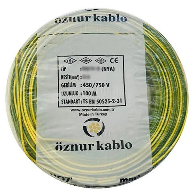 KABLO 16 mm H.FREE NYA SARI/YEŞİL