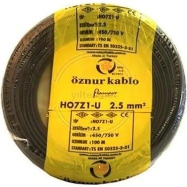 KABLO 2,5 mm H.FREE NYA SİYAH