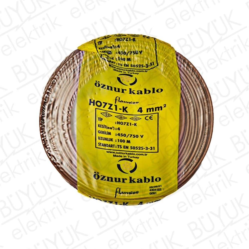 KABLO 4 mm H.FREE NYAF KAHVE