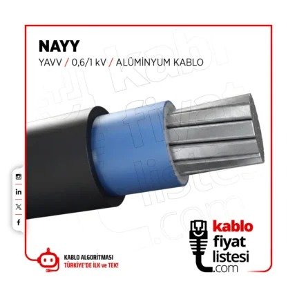KABLO NAYY 2*16Ş AL.YERALTI