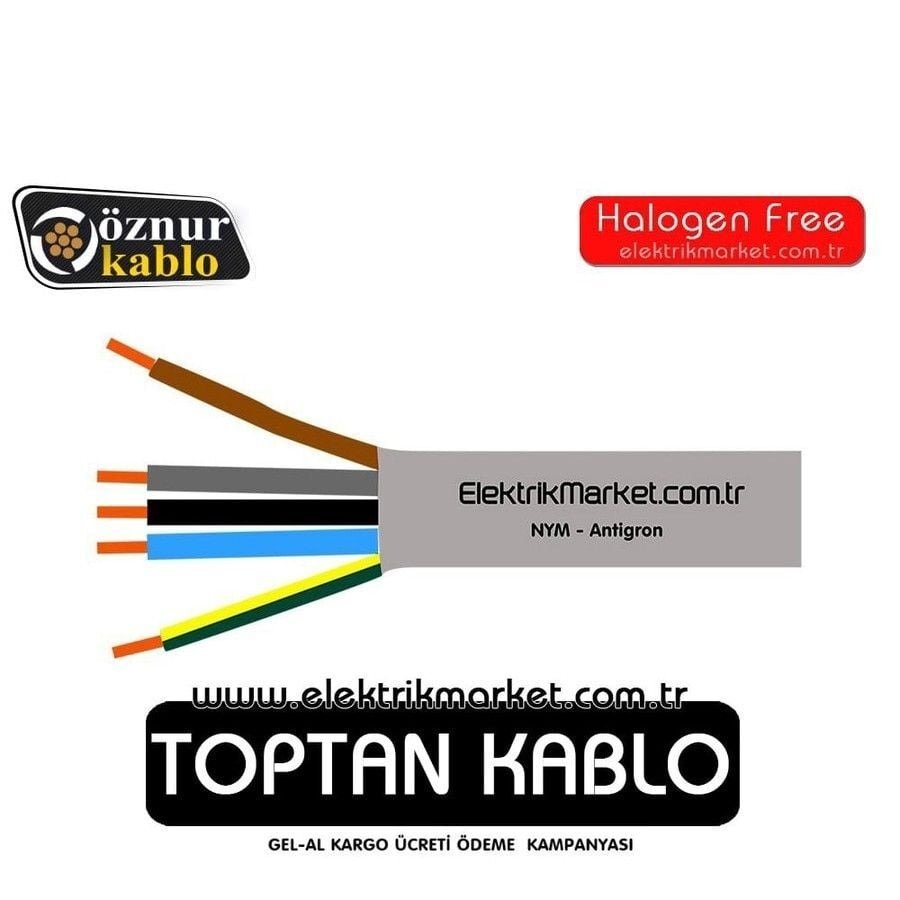 KABLO NHXMH 5*2,5 mm 300-500V HLJ.FREE NYM