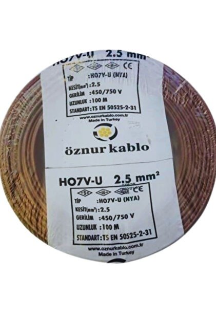 KABLO NYA 2,5 KAHVERENGİ