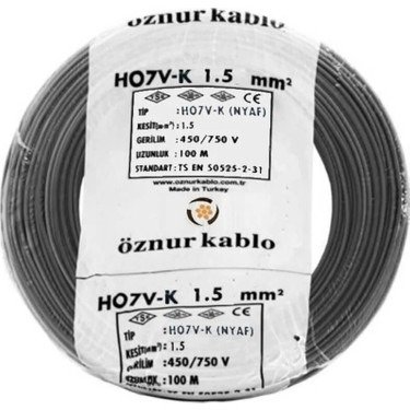 KABLO NYAF 1,5 SİYAH