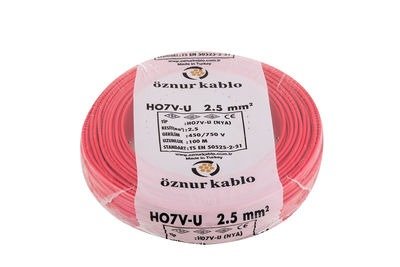 KABLO NYAF 2,5 KIRMIZI