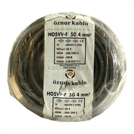 KABLO NYMHY(TTR) 5*4 SİYAH