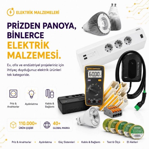 KANAL ÜSTÜ ANAHTAR MONTAJ KAPAĞ TEKLİ