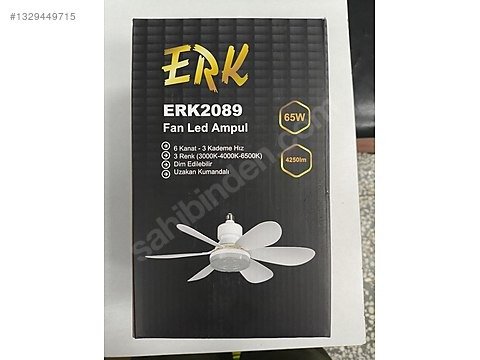 LED AMPUL FANLI 6 KANATLI