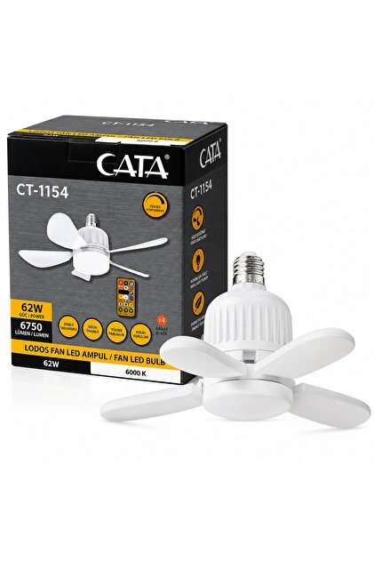 LED AMPUL FANLI DİMMERLİ LODOS 62W