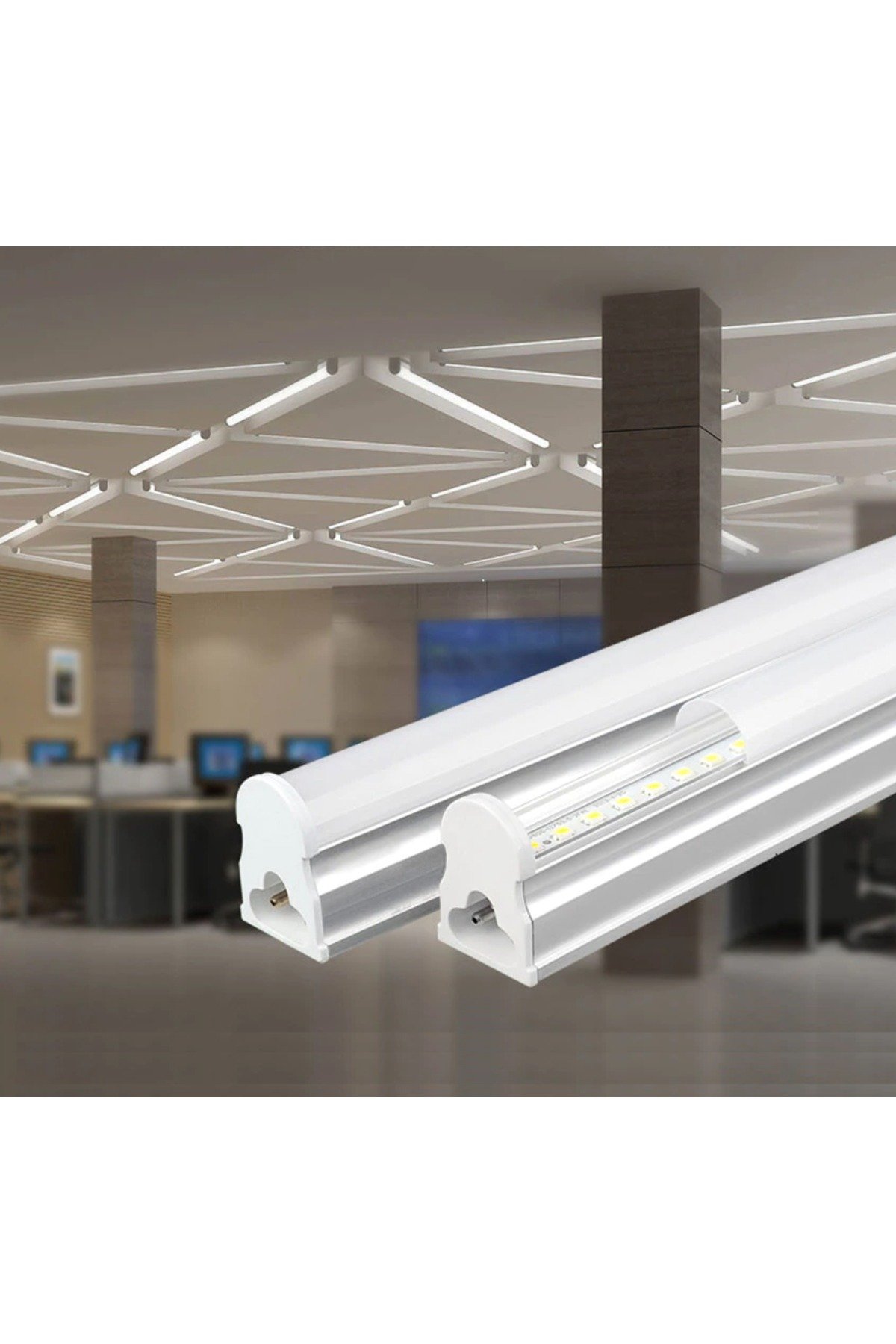 LED ARMATÜR T5 20 W EKLENEBİLİR 117 cm 6500K
