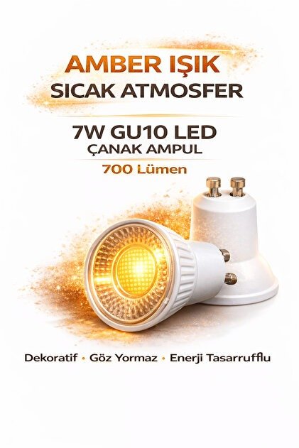 LED ÇANAK AMPUL 7W DİREK BAĞLANTI 3200K