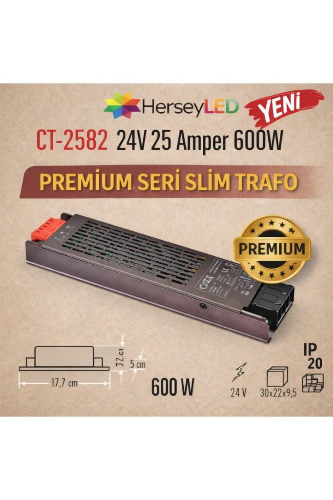 LED TRAFO 24V 8 A 200W