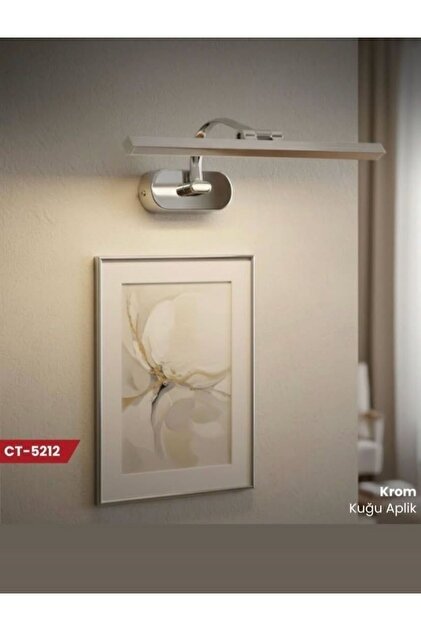 LEDLİ APLİK KUĞU KROM 7W 41 cm 6400K