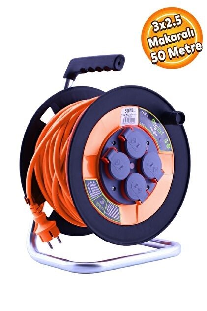 MAKARA 4 PRİZLİ 3*1,5 TTR =50 m PLASTİK