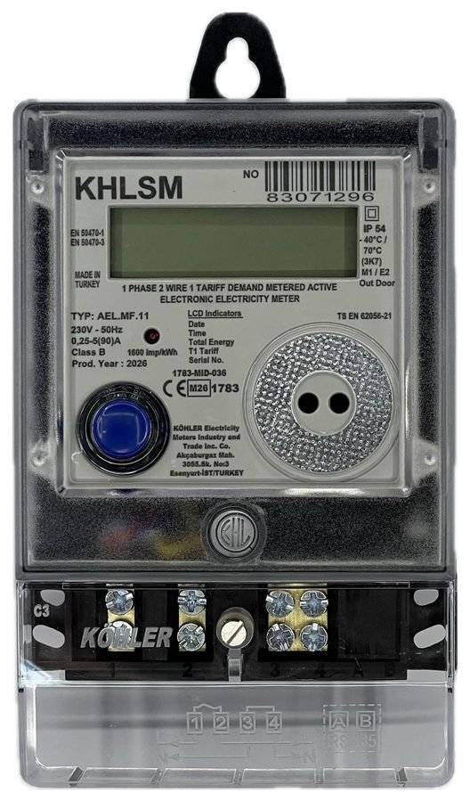 MONOFAZE ELEKTRONİK SAYAÇ 10(80)A