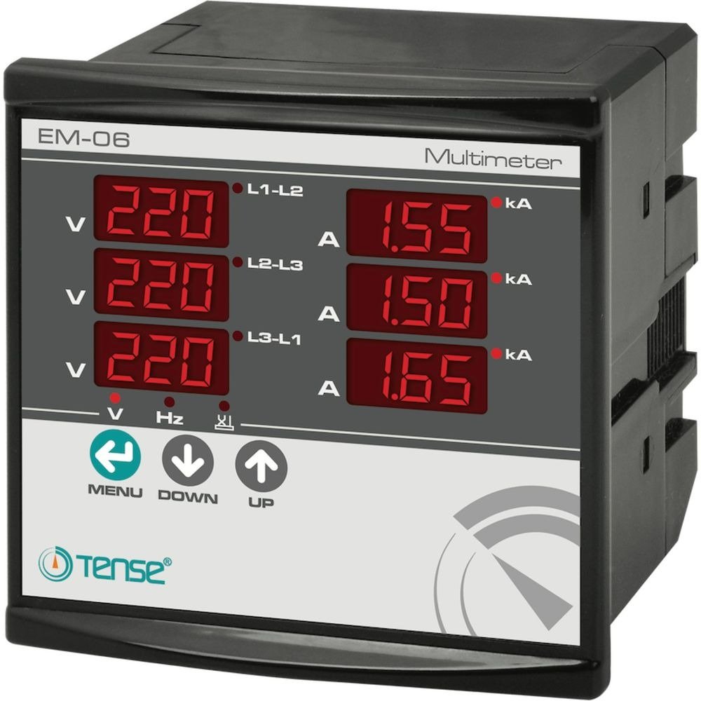 MULTİMETRE 3 AMP+3 VOLTMETRE + 3 FRKANS