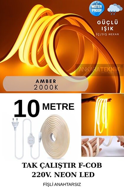 NEON LED AMBER