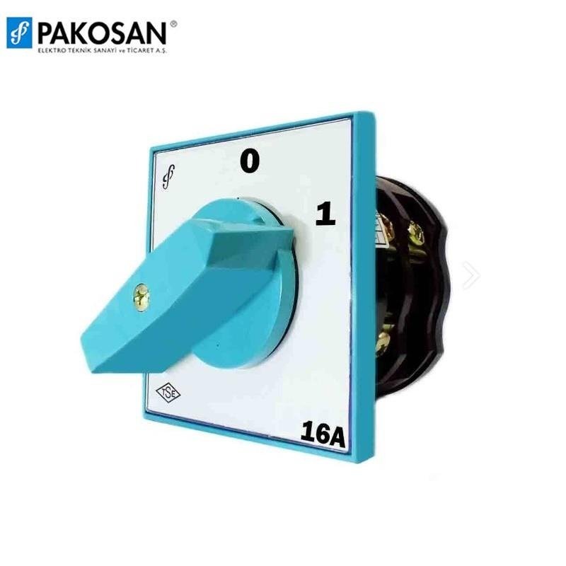 PAKO ŞALTER 3*16A (0-1)(AÇ-KAPA) KİLİTLİ