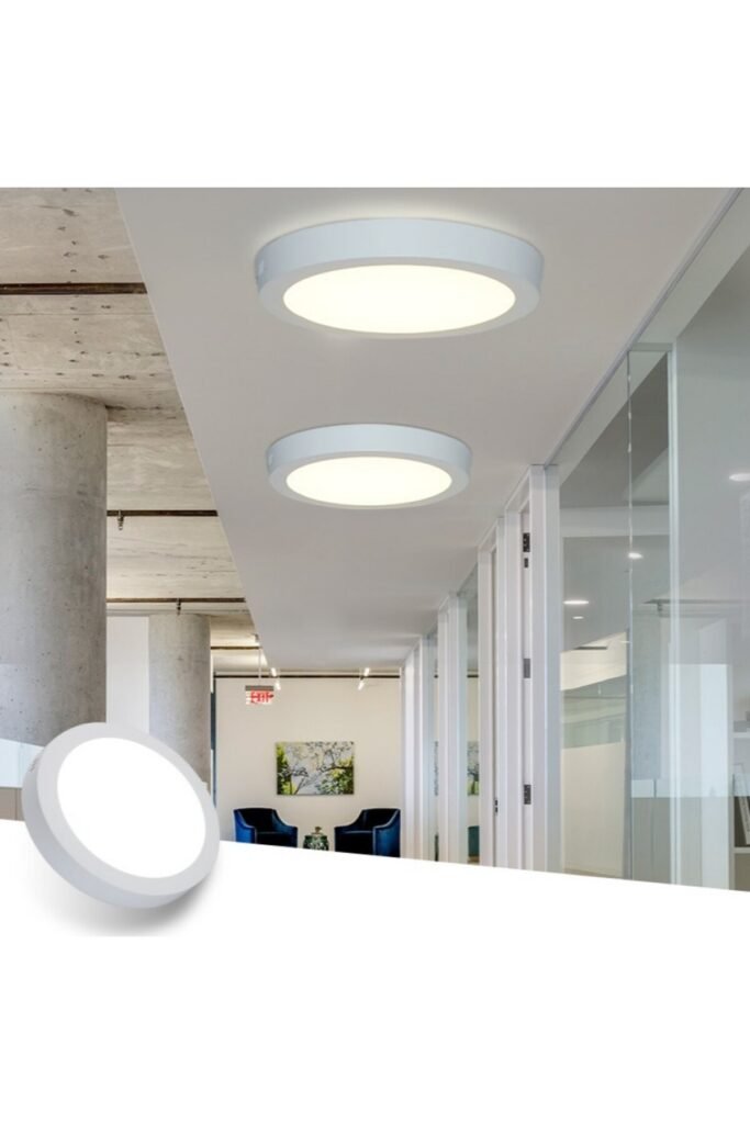 PANEL LED 30 W SIVA ÜSTÜ BEYAZ (YUVARLAK)