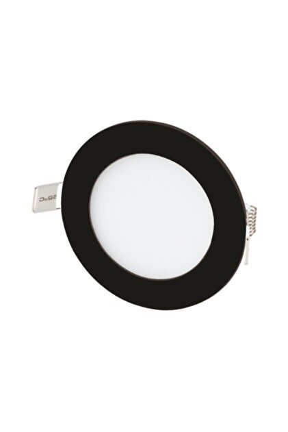 PANEL LED 6 W 6400K 10,5 cm SİYAH