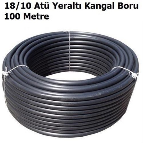 PLASTİK DÜZ BORU 18 LİK 10 ATÜ-102m-