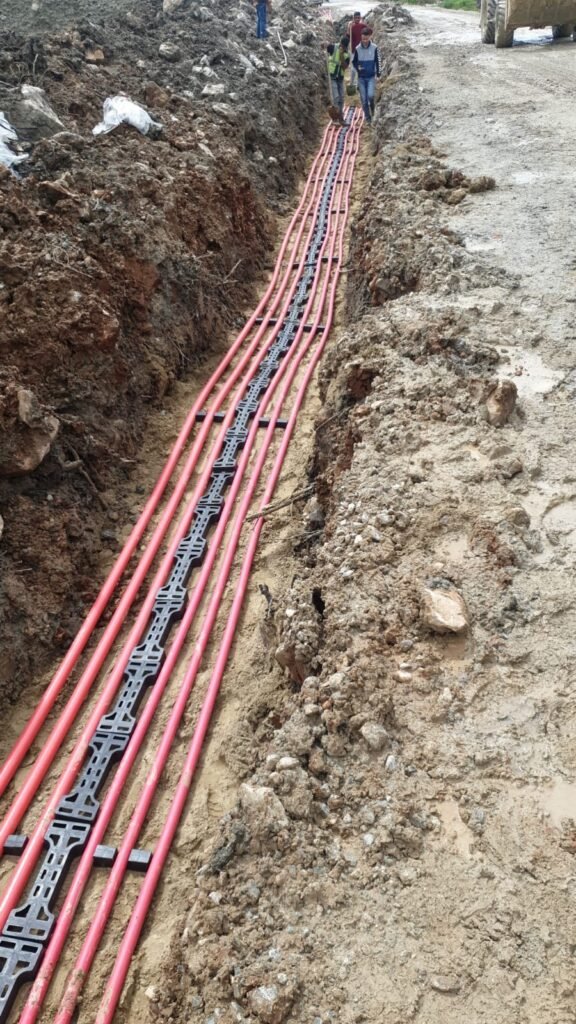 POLİMER KABLO TUĞLASI ÇİFT DEVRE (7*14*40CM)